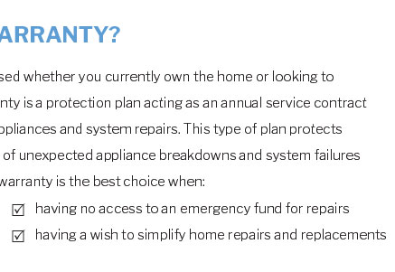 appliance warranty surprise